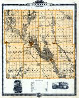 Buchanan County, Iowa 1875 State Atlas